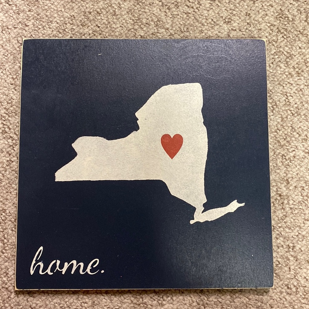 New York State wood art work